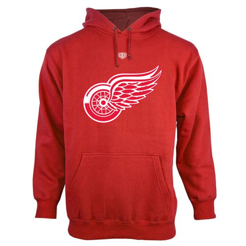 Detroit Red Wings Old Time Hockey Big Logo with Crest Pullover Detroit Red Wings Old Time Hockey Big Logo with Crest Pullover