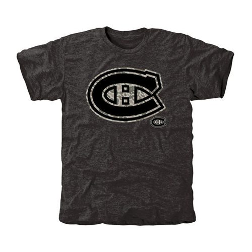 Men's Montreal Canadiens Black Rink Warrior T-Shirt Men's Montreal Canadiens Black Rink Warrior T-Shirt