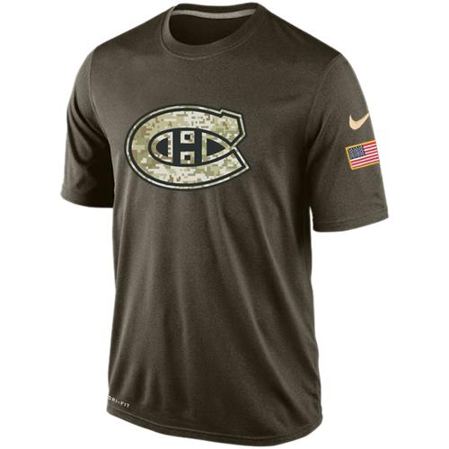 Men's Montreal Canadiens Salute To Service Nike Dri-FIT T-Shirt Men's Montreal Canadiens Salute To Service Nike Dri-FIT T-Shirt