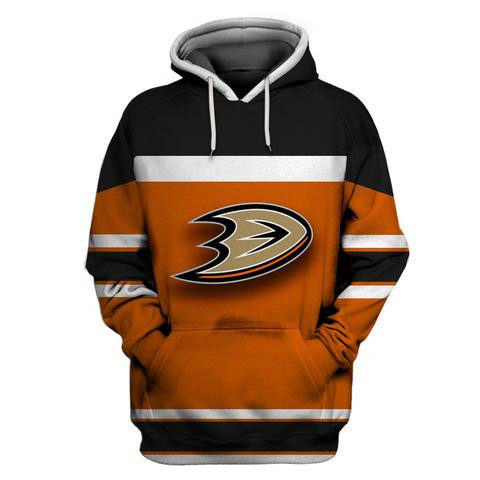 Ducks Orange All Stitched Hooded Sweatshirt Ducks Orange All Stitched Hooded Sweatshirt