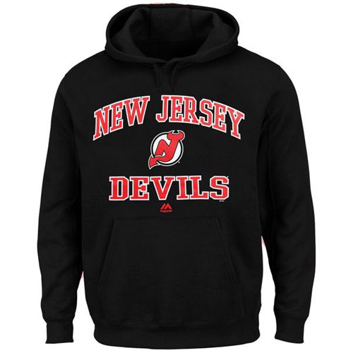 New Jersey Devils Majestic Heart & Soul Hoodie Black New Jersey Devils Majestic Heart & Soul Hoodie Black
