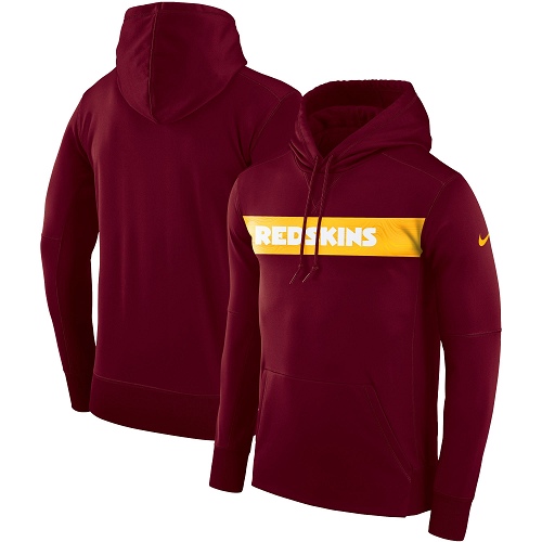 Men's Washington Redskins Nike Burgundy Sideline Team Performance Pullover Hoodie Men's Washington Redskins Nike Burgundy Sideline Team Performance Pullover Hoodie