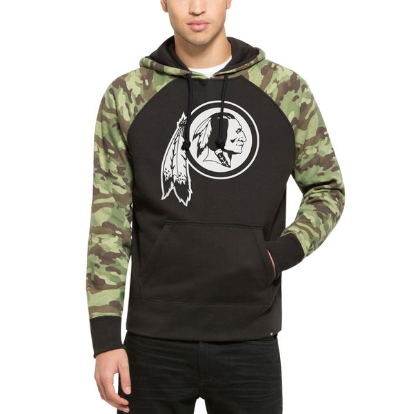 Men's Washington Redskins '47 Black Alpha Hoodie Men's Washington Redskins '47 Black Alpha Hoodie
