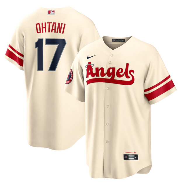 Youth Los Angeles Angels #17 Shohei Ohtani 2022 Cream City Connect Stitched Jerseys Youth Los Angeles Angels #17 Shohei Ohtani 2022 Cream City Connect Stitched Jerseys
