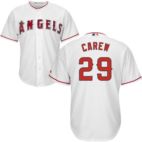 Angels #29 Rod Carew White Cool Base Stitched Youth MLB Jersey Angels #29 Rod Carew White Cool Base Stitched Youth MLB Jersey