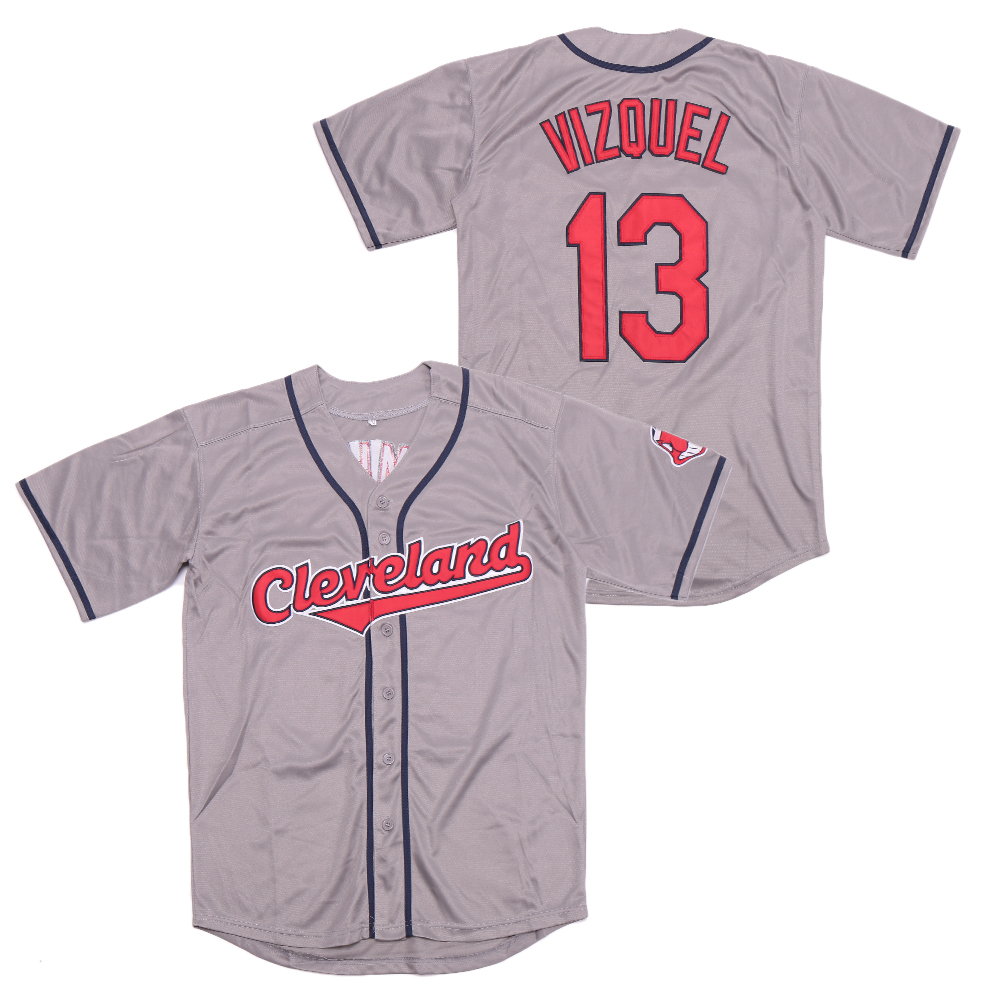 Indians 13 Omar Vizquel Gray Turn Back The Clock Jersey Indians 13 Omar Vizquel Gray Turn Back The Clock Jersey