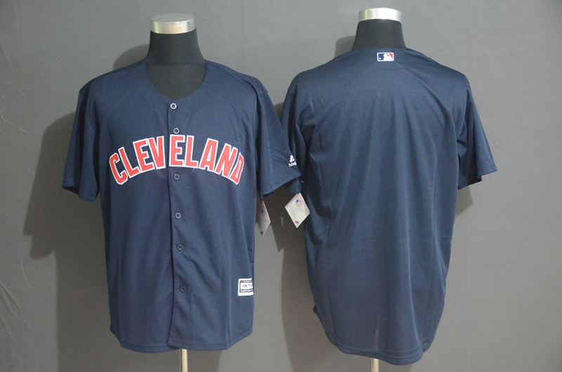 Indians Blank Navy Cool Base Jersey Indians Blank Navy Cool Base Jersey