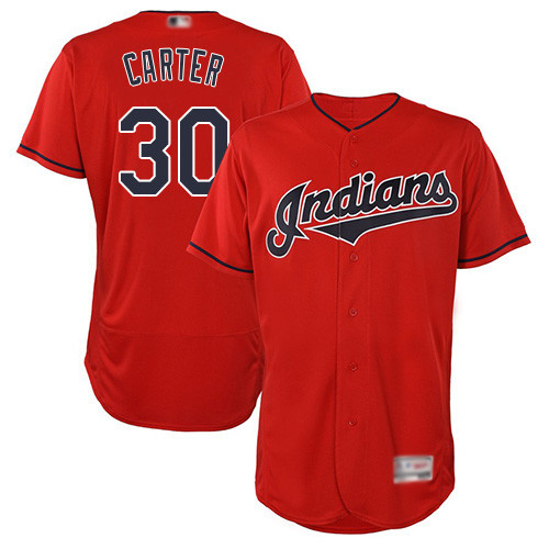 Indians #30 Joe Carter Red Flexbase Authentic Collection Stitched Baseball Jersey Indians #30 Joe Carter Red Flexbase Authentic Collection Stitched Baseball Jersey