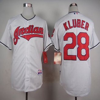 Cleveland Indians #28 Corey Kluber White Cool Base Stitched Baseball Jersey Cleveland Indians #28 Corey Kluber White Cool Base Stitched Baseball Jersey