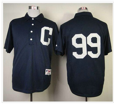 Cleveland Indians #99 Ricky Vaughn Navy Blue 1902 Turn Back The Clock Stitched Baseball Jersey Cleveland Indians #99 Ricky Vaughn Navy Blue 1902 Turn Back The Clock Stitched Baseball Jersey