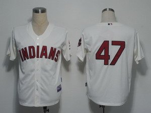 Cleveland Indians 47 Duncan Cream Cool base 47