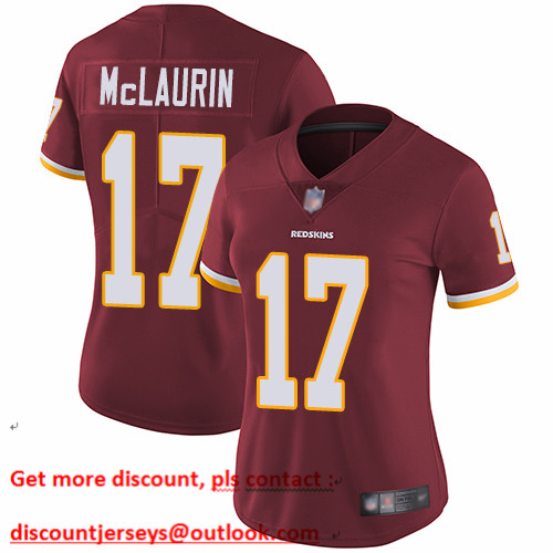 Redskins #17 Terry McLaurin Burgundy Red Team Color Women's Stitched Football Vapor Untouchable Limited Jersey Redskins #17 Terry McLaurin Burgundy Red Team Color Women's Stitched Football Vapor Untouchable Limited Jersey