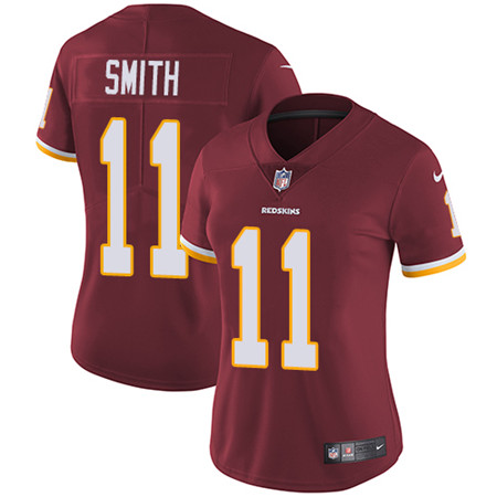 Nike Redskins #11 Alex Smith Burgundy Red Team Color Women's Stitched NFL Vapor Untouchable Limited Jersey Nike Redskins #11 Alex Smith Burgundy Red Team Color Women's Stitched NFL Vapor Untouchable Limited Jersey