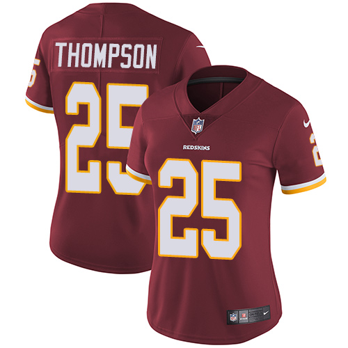 Nike Redskins #25 Chris Thompson Burgundy Red Team Color Women's Stitched NFL Vapor Untouchable Limited Jersey Nike Redskins #25 Chris Thompson Burgundy Red Team Color Women's Stitched NFL Vapor Untouchable Limited Jersey