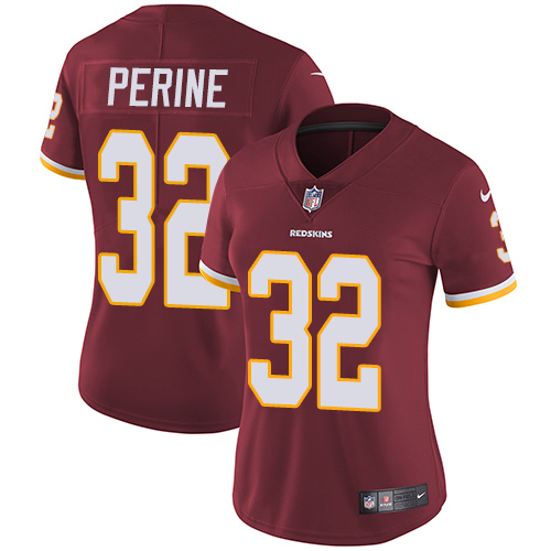 Nike Redskins #32 Samaje Perine Burgundy Red Team Color Women's Stitched NFL Vapor Untouchable Limited Jersey Nike Redskins #32 Samaje Perine Burgundy Red Team Color Women's Stitched NFL Vapor Untouchable Limited Jersey
