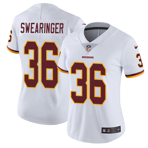 Nike Redskins #36 D.J. Swearinger White Women's Stitched NFL Vapor Untouchable Limited Jersey Nike Redskins #36 D.J. Swearinger White Women's Stitched NFL Vapor Untouchable Limited Jersey