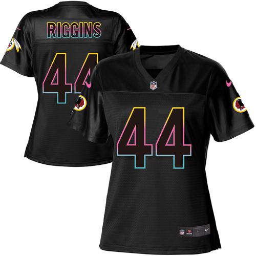 Nike Redskins #44 John Riggins Black Women's NFL Fashion Game Jersey Nike Redskins #44 John Riggins Black Women's NFL Fashion Game Jersey