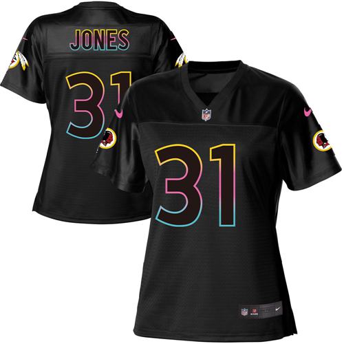 Nike Redskins #31 Matt Jones Black Women's NFL Fashion Game Jersey Nike Redskins #31 Matt Jones Black Women's NFL Fashion Game Jersey