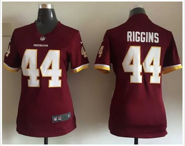 Women Nike Redskins #44 John Riggins Burgundy Red Team Color Stitched NFL Elite Jersey