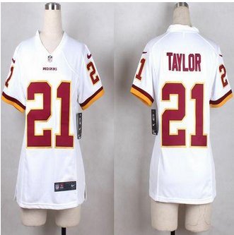 Women New Redskins #21 Sean Taylor White Stitched NFL Elite Jersey Women New Redskins #21 Sean Taylor White Stitched NFL Elite Jersey