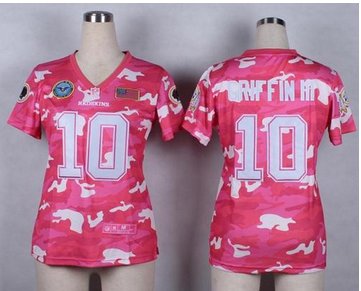 Women's NEW Redskins #10 Robert Griffin III Pink NFL Elite Camo Fashion Jersey Women's NEW Redskins #10 Robert Griffin III Pink NFL Elite Camo Fashion Jersey