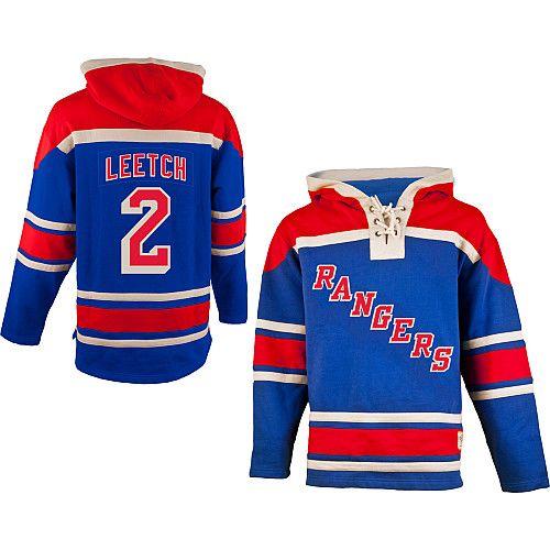 Youth Rangers #2 Brian Leetch Blue Sawyer Hooded Sweatshirt Stitched NHL Jersey Youth Rangers #2 Brian Leetch Blue Sawyer Hooded Sweatshirt Stitched NHL Jersey