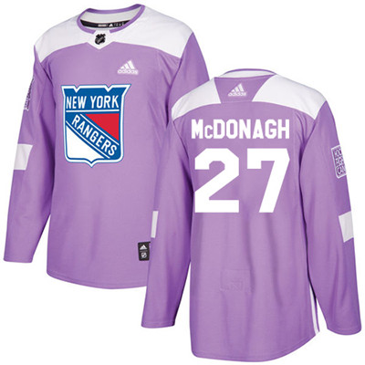 Adidas Rangers #27 Ryan McDonagh Purple Authentic Fights Cancer Stitched Youth NHL Jersey Adidas Rangers #27 Ryan McDonagh Purple Authentic Fights Cancer Stitched Youth NHL Jersey