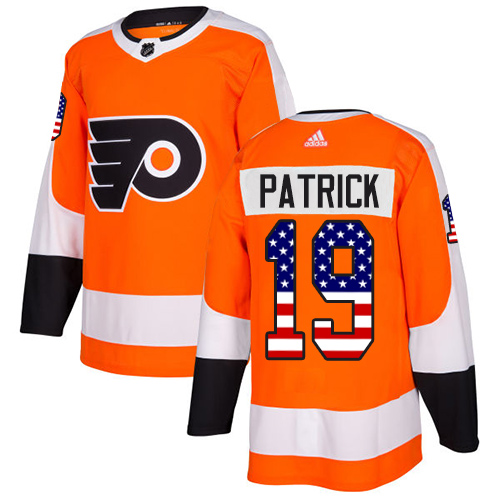 Adidas Flyers #19 Nolan Patrick Orange Home Authentic USA Flag Stitched Youth NHL Jersey Adidas Flyers #19 Nolan Patrick Orange Home Authentic USA Flag Stitched Youth NHL Jersey
