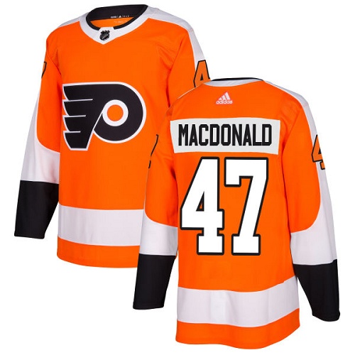 Adidas Flyers #47 Andrew MacDonald Orange Home Authentic Stitched Youth NHL Jersey Adidas Flyers #47 Andrew MacDonald Orange Home Authentic Stitched Youth NHL Jersey
