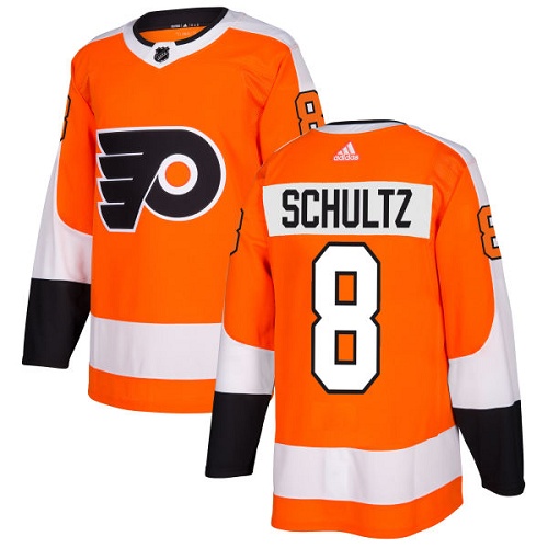 Adidas Flyers #8 Dave Schultz Orange Home Authentic Stitched Youth NHL Jersey Adidas Flyers #8 Dave Schultz Orange Home Authentic Stitched Youth NHL Jersey
