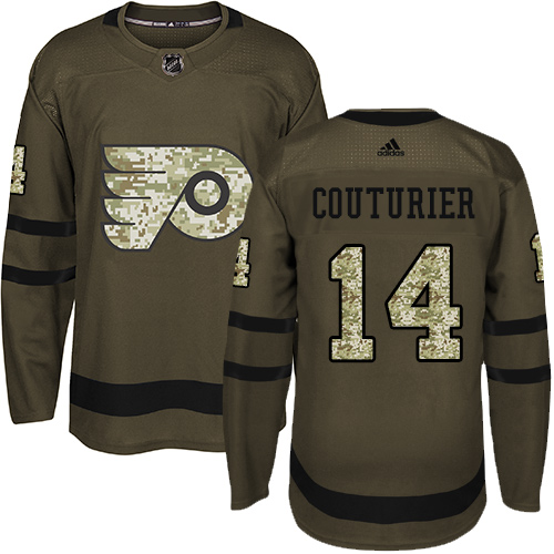 Adidas Flyers #14 Sean Couturier Green Salute to Service Stitched Youth NHL Jersey Adidas Flyers #14 Sean Couturier Green Salute to Service Stitched Youth NHL Jersey