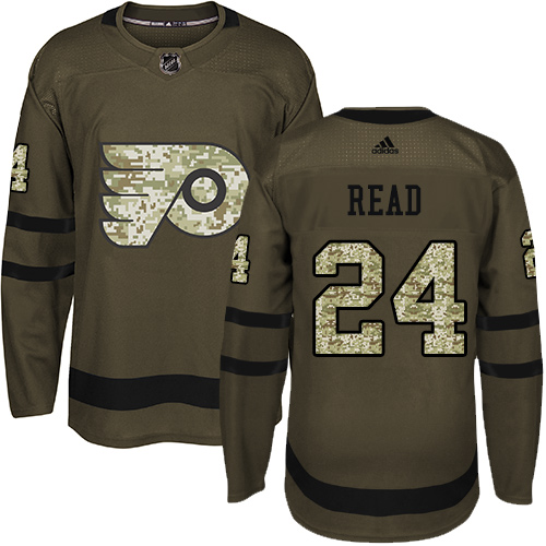 Adidas Flyers #24 Matt Read Green Salute to Service Stitched Youth NHL Jersey Adidas Flyers #24 Matt Read Green Salute to Service Stitched Youth NHL Jersey