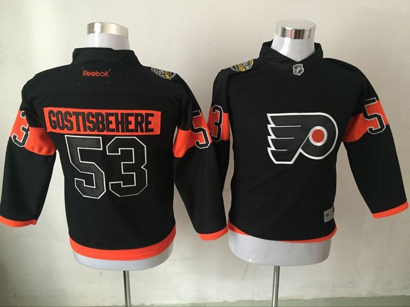 Flyers 53 Shayne Gostisbehere Black Youth Reebok Jersey Flyers 53 Shayne Gostisbehere Black Youth Reebok Jersey