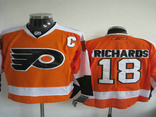Youth kids NHL Jerseys Philadelphia Flyers 18 Mike Richards Orange kids