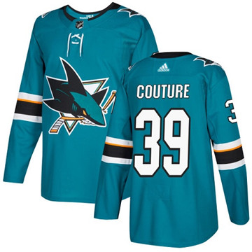 Adidas Sharks #39 Logan Couture Teal Home Authentic Stitched Youth NHL Jersey Adidas Sharks #39 Logan Couture Teal Home Authentic Stitched Youth NHL Jersey