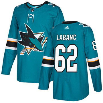 Adidas Sharks #62 Kevin Labanc Teal Home Authentic Stitched Youth NHL Jersey Adidas Sharks #62 Kevin Labanc Teal Home Authentic Stitched Youth NHL Jersey