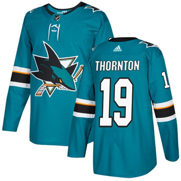 Adidas Sharks #19 Joe Thornton Teal Home Authentic Stitched Youth NHL Jersey Adidas Sharks #19 Joe Thornton Teal Home Authentic Stitched Youth NHL Jersey