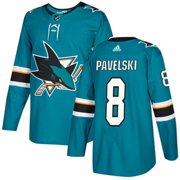 Adidas Sharks #8 Joe Pavelski Teal Home Authentic Stitched Youth NHL Jersey Adidas Sharks #8 Joe Pavelski Teal Home Authentic Stitched Youth NHL Jersey
