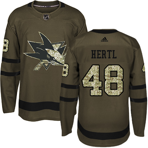 Adidas Sharks #48 Tomas Hertl Green Salute to Service Stitched Youth NHL Jersey Adidas Sharks #48 Tomas Hertl Green Salute to Service Stitched Youth NHL Jersey