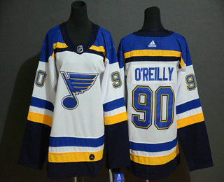 Youth St. Louis Blues #90 Ryan O'Reilly White Adidas Stitched NHL Jersey Youth St. Louis Blues #90 Ryan O'Reilly White Adidas Stitched NHL Jersey