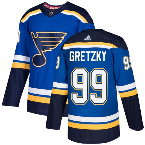 Adidas Blues #99 Wayne Gretzky Blue Home Authentic Stitched Youth NHL Jersey Adidas Blues #99 Wayne Gretzky Blue Home Authentic Stitched Youth NHL Jersey