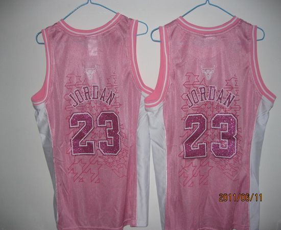 Bulls #23 Michael Jordan Pink Women Fashion Stitched NBA Jersey Bulls #23 Michael Jordan Pink Women Fashion Stitched NBA Jersey