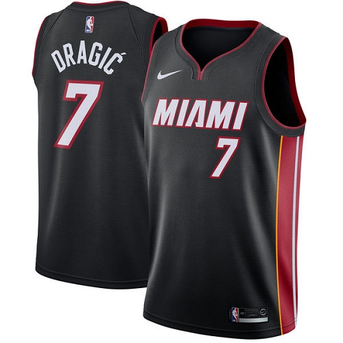 Heat #7 Goran Dragic Black Women's Basketball Swingman Icon Edition Jersey Heat #7 Goran Dragic Black Women's Basketball Swingman Icon Edition Jersey