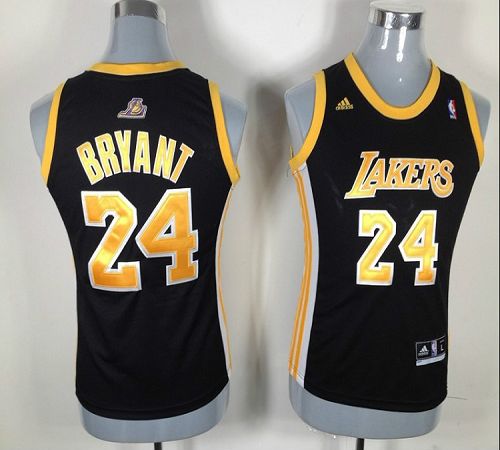 Lakers #24 Kobe Bryant Black Gold NO. Fashion Women's Stitched NBA Jersey Lakers #24 Kobe Bryant Black Gold NO. Fashion Women's Stitched NBA Jersey
