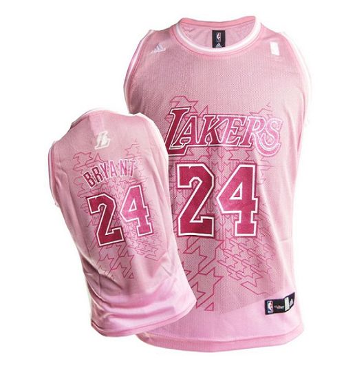 Lakers #24 Kobe Bryant Pink Fashion Women's Stitched NBA Jersey Lakers #24 Kobe Bryant Pink Fashion Women's Stitched NBA Jersey