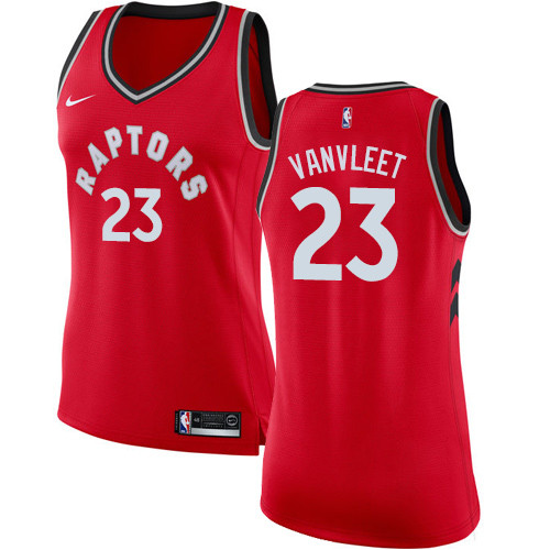 Raptors #23 Fred VanVleet Red Women's Basketball Swingman Icon Edition Jersey