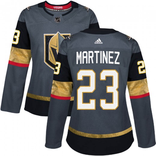 Women's Adidas Vegas Golden Knights #23 Alec Martinez Gray Home Jersey Women's Adidas Vegas Golden Knights #23 Alec Martinez Gray Home Jersey