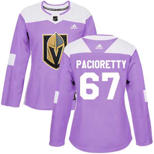 Adidas Golden Knights #67 Max Pacioretty Purple Authentic Fights Cancer Women's Stitched NHL Jersey Adidas Golden Knights #67 Max Pacioretty Purple Authentic Fights Cancer Women's Stitched NHL Jersey