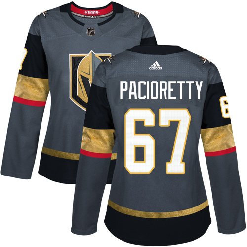 Adidas Golden Knights #67 Max Pacioretty Grey Home Authentic Women's Stitched NHL Jersey Adidas Golden Knights #67 Max Pacioretty Grey Home Authentic Women's Stitched NHL Jersey