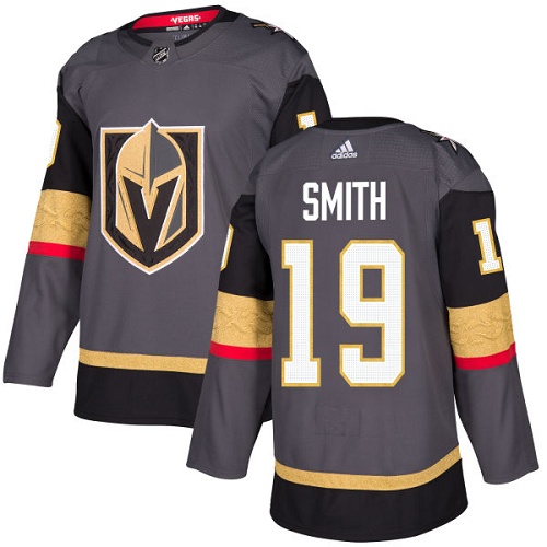 Adidas Golden Knights #19 Reilly Smith Grey Home Women Authentic Stitched NHL Jersey Adidas Golden Knights #19 Reilly Smith Grey Home Women Authentic Stitched NHL Jersey